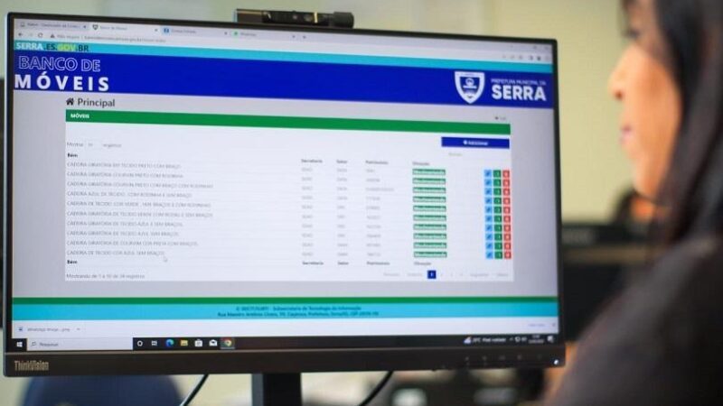 Secretaria Municipal de Administração lança novo sistema para visar banco de móveis