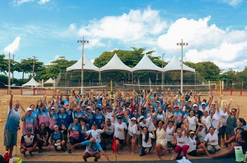 Nesta sexta (19), terá Festival de Vôlei Adaptado à Melhor Idade da Serra