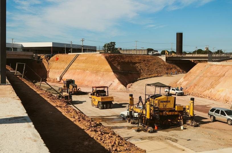 Obra da Rotatória do Ó atinge 89% de conclusão