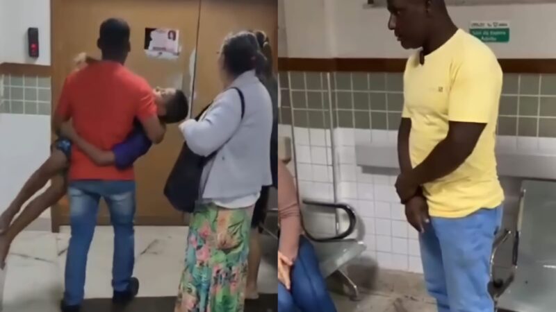 Cena de Angústia no UPA de Castelândia: Pai desesperado busca ajuda para filho doente