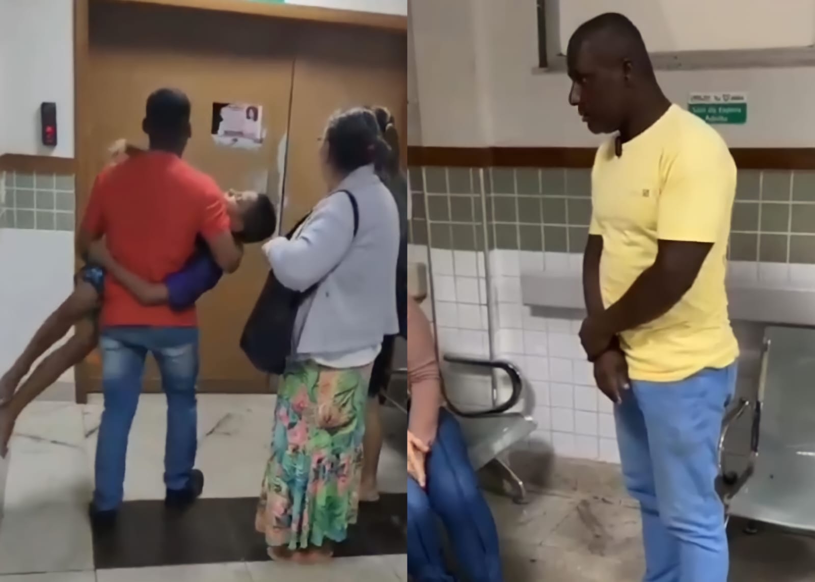 Cena de Angústia no UPA de Castelândia: Pai desesperado busca ajuda para filho doente