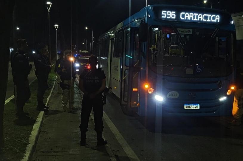 Guarda Civil Municipal realiza operação integrada nos transportes coletivos na Serra
