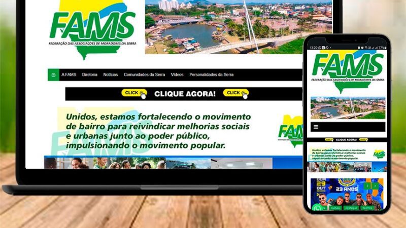 FAMS e CNES Introduzem Jornal Online para Manter a Comunidade da Serra Atualizada