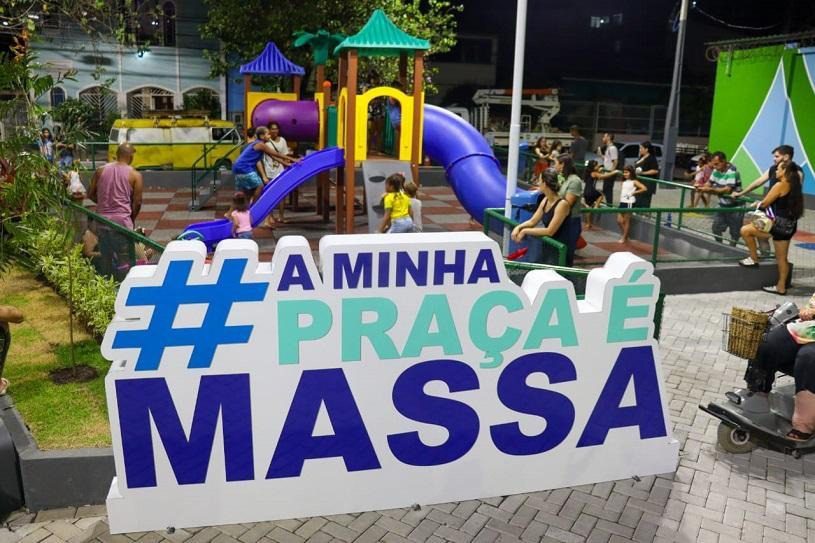 Bairro de Fátima celebra a inauguração de praça revitalizada e iluminação em LED