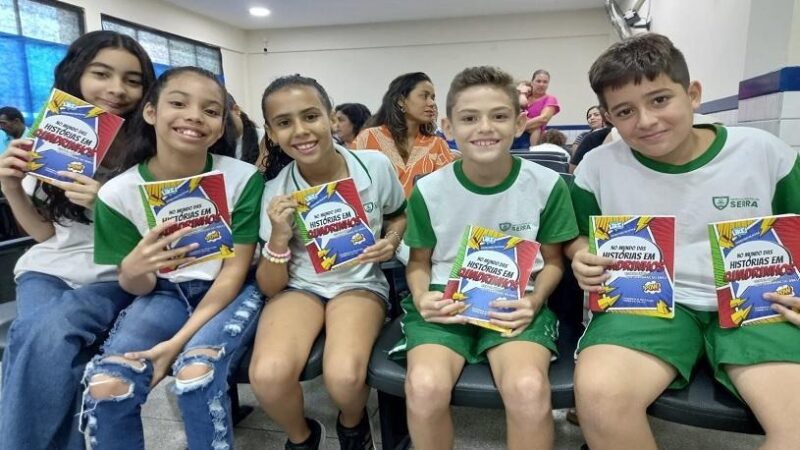Estudantes da Emef Abel Bezerra utilizam histórias em quadrinhos para transmitir a cultura da paz