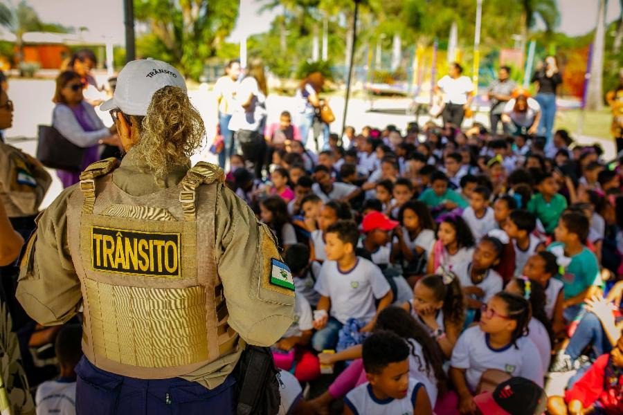Serra 467 Anos: Núcleo de Educação do Trânsito marca presença e alcança mais de 24 mil pessoas da Serra