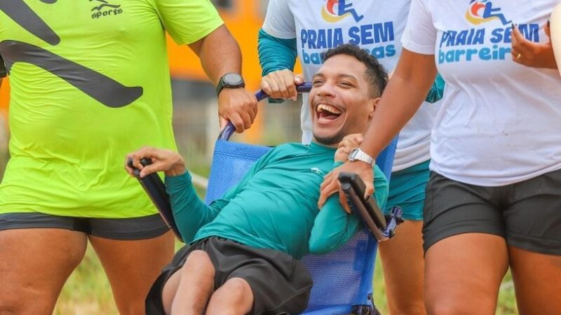 Projeto Praia Sem Barreiras funcionará normalmente na Semana Santa