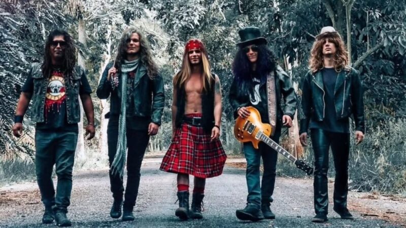 Calibre de Rosas agita CoverFest na Serra com tributo ao Guns N’ Roses
