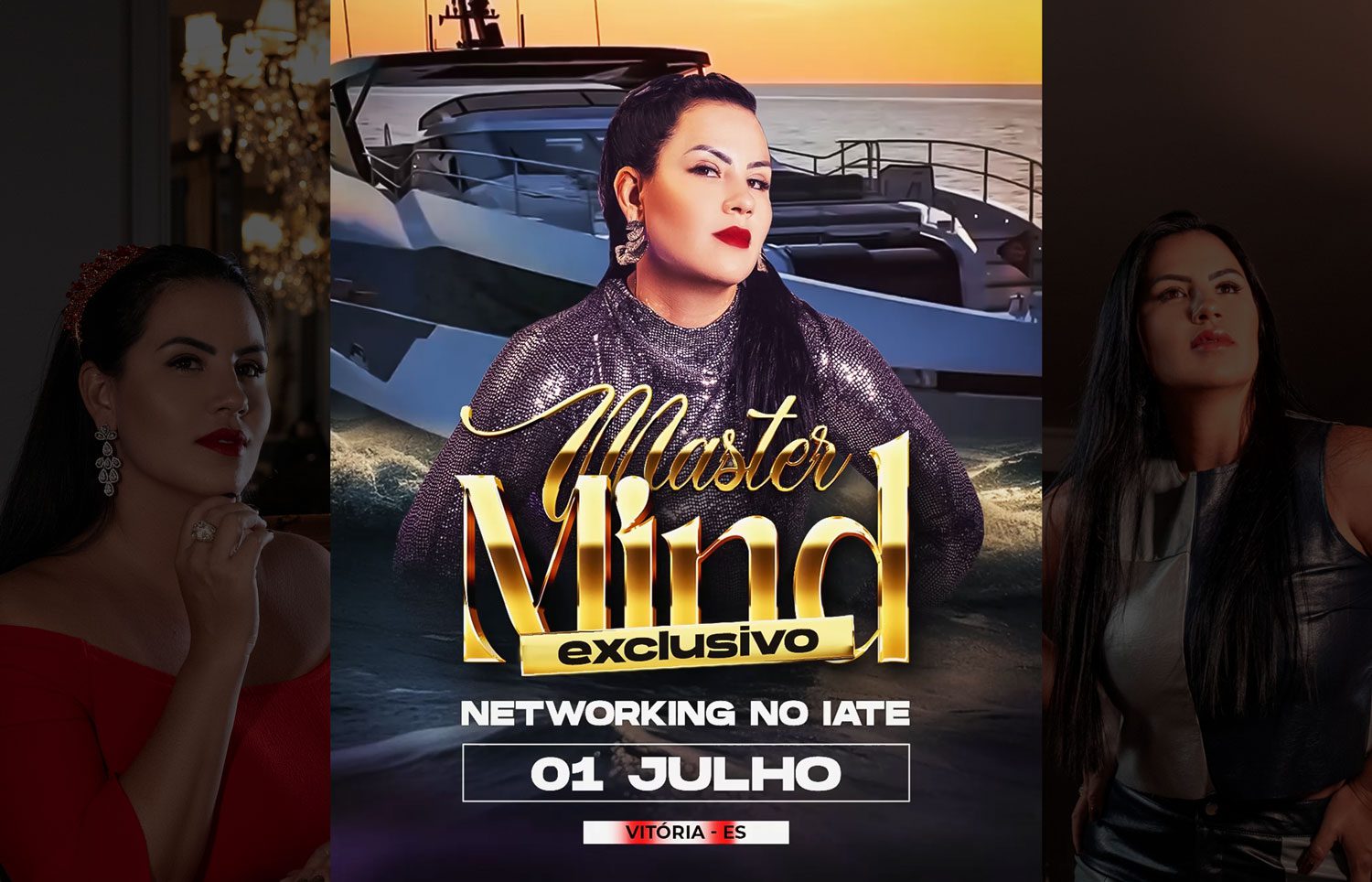 Mulheres de sucesso se encontram em Iate para evento liderado pela Rainha da Beleza