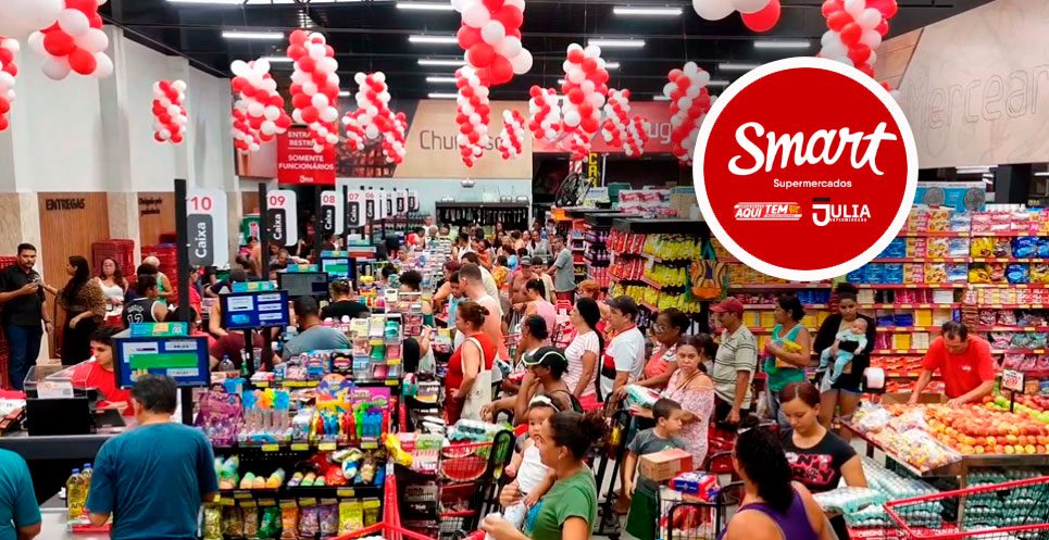 O Supermercado Smart Júlia Já Está de Portas Abertas para Você!