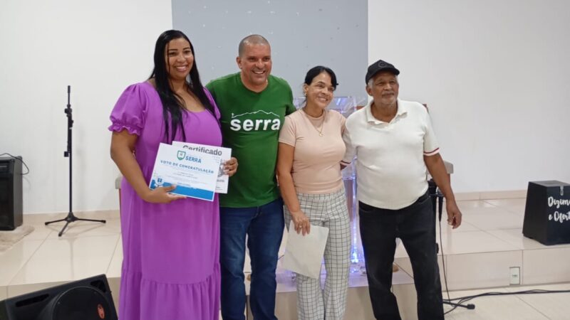 Chapa 2 toma posse na comunidade de Cidade Nova, na Serra