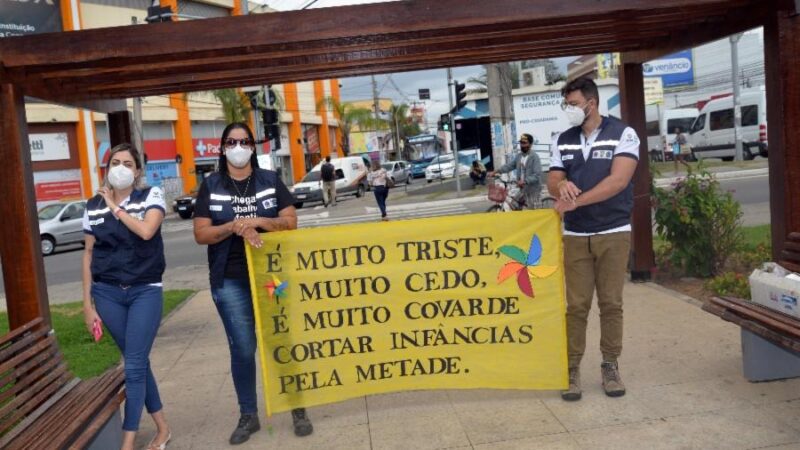 Arena de Verão recebe ações de reforço ao combate ao trabalho infantil na Serra