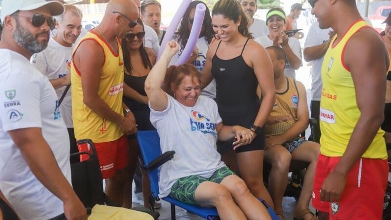 Parceria entre políticas públicas fortalece inclusão e acessibilidade na orla de Jacaraípe