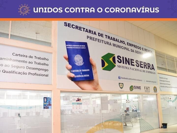 Atendimento do Sine na Serra será fortalecido com investimento de R$ 406 mil