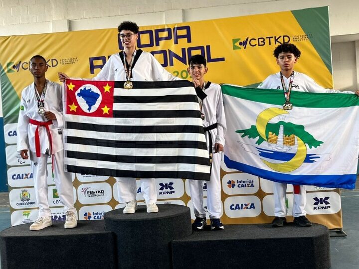 Atletas do Serra Atleta conquistam 13 medalhas em campeonato regional de taekwondo