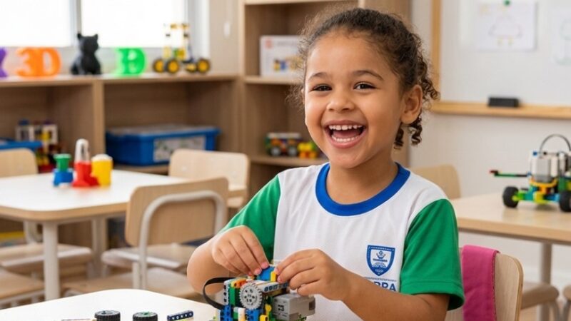 Robótica e LEGO chegam às creches da Serra por meio de projeto inovador