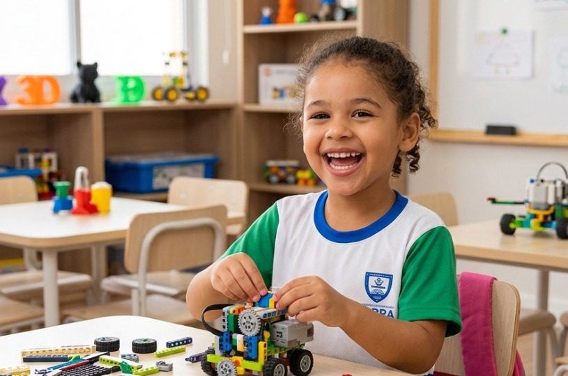 Robótica e LEGO chegam às creches da Serra por meio de projeto inovador