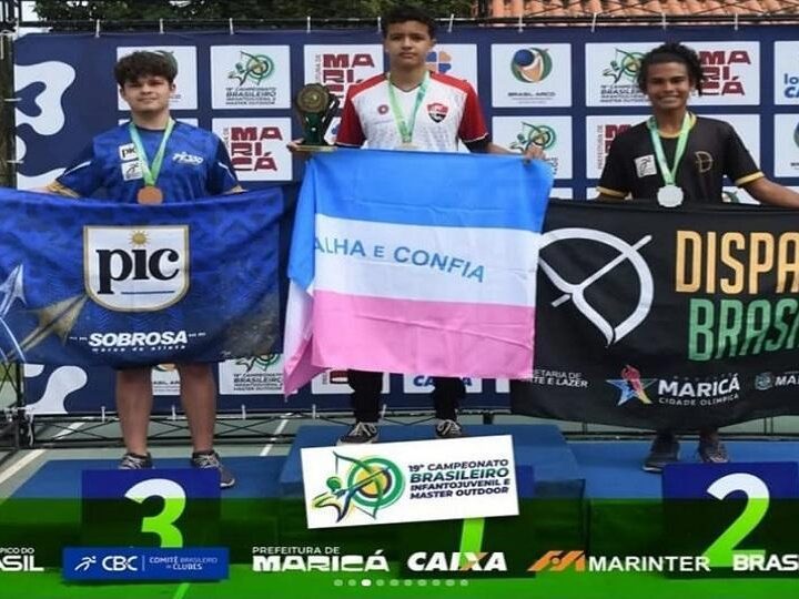 Bolsista do Serra Atleta conquista ouro no Campeonato Brasileiro de Tiro com Arco