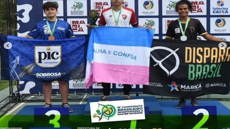 Bolsista do Serra Atleta conquista ouro no Campeonato Brasileiro de Tiro com Arco