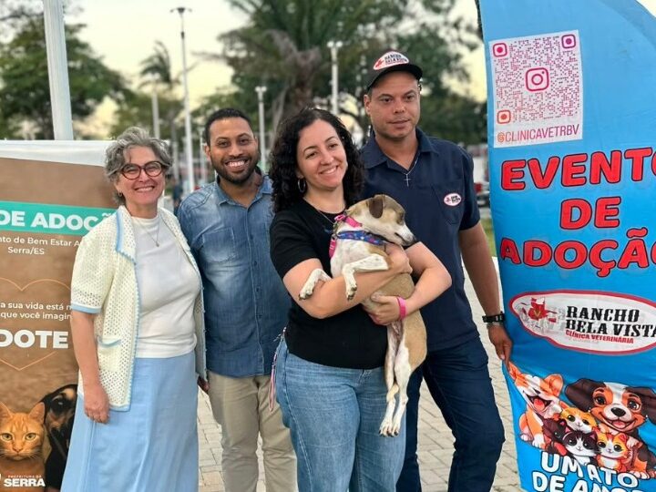 Feiras de adoção levam cães e gatos em busca de um novo lar para Nova Almeida e André Carloni