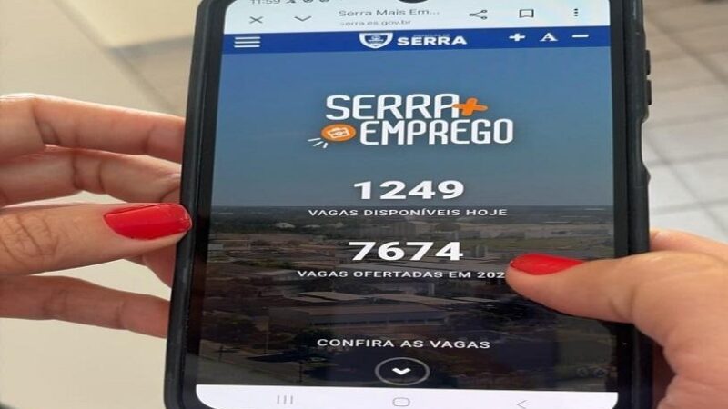 Serra Mais Emprego concentra vagas e atendimento para trabalhadores