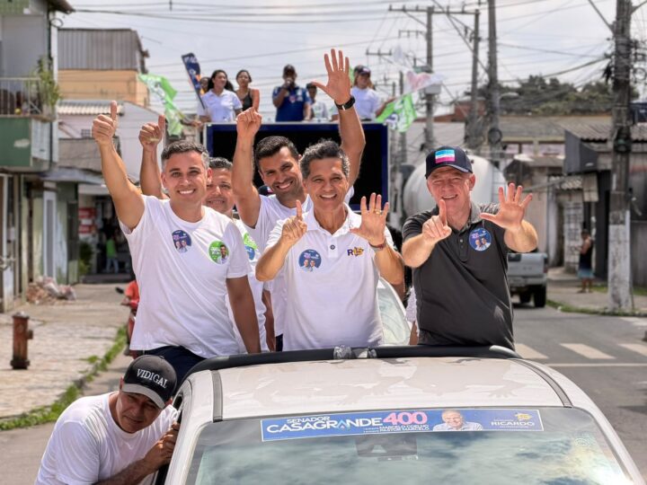 Ricardo Ferraço percorre Serra em carreata marcada pelo apoio da população