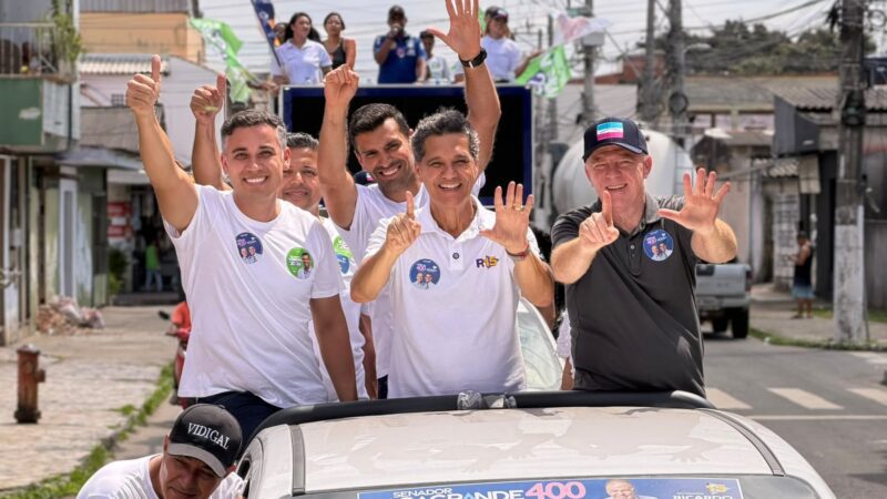 Ricardo Ferraço percorre Serra em carreata marcada pelo apoio da população
