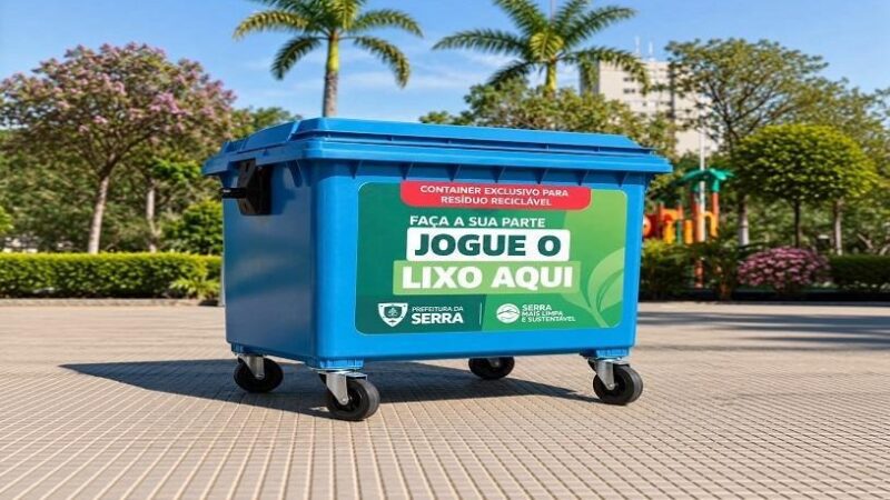 Serra implanta 10 pontos do Ecovidro para facilitar o descarte de garrafas e recipientes
