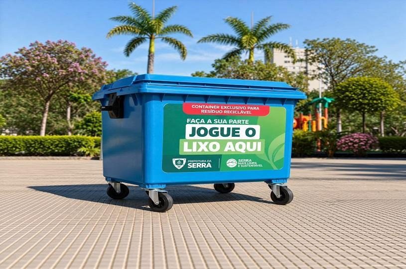 Serra implanta 10 pontos do Ecovidro para facilitar o descarte de garrafas e recipientes