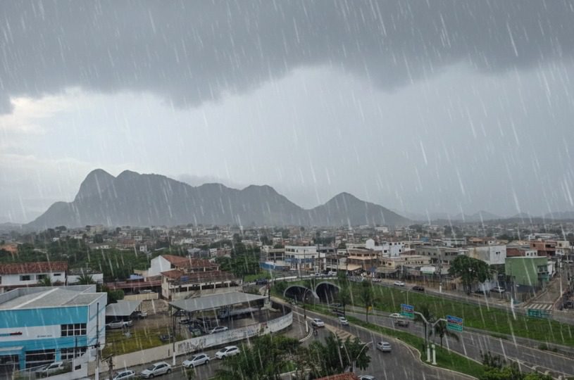 Serra entra em alerta para chuvas e possibilidade de tempestades