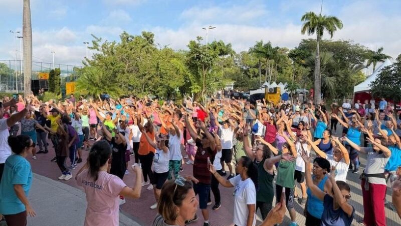 Treinão do Outubro Rosa movimenta a Serra com esporte e ações de saúde