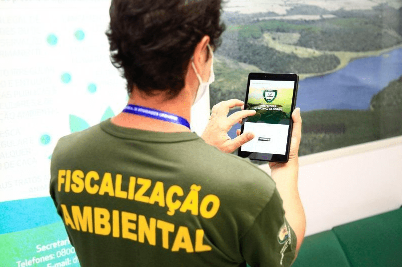 Meio ambiente adquire tablets para intensificar a fiscalização na Serra