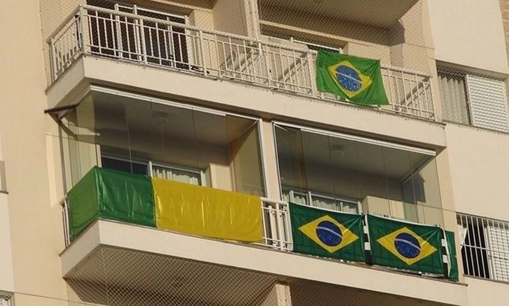 Serra: condomínios irão multar moradores que tem bandeira do Brasil na varanda antes da Copa do Mundo