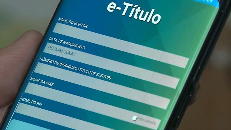 Eleições: eleitores têm até sábado para baixar e atualizar o e-Título