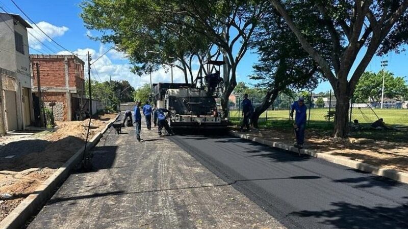 Pavimentação leva alegria e qualidade de vida a moradores de parque das gaivotas