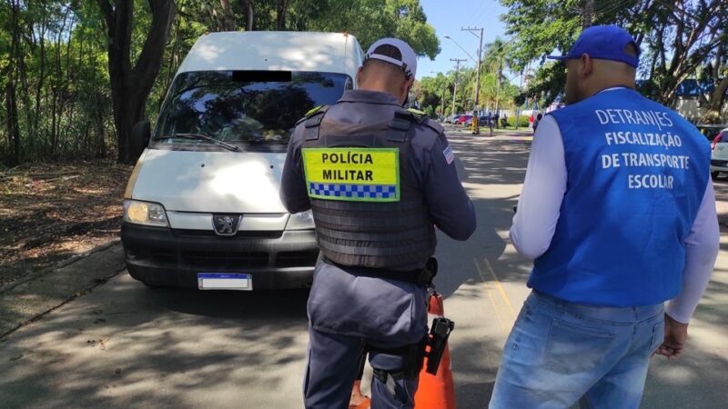 ‘Força pela Vida’: ação intensifica o combate ao transporte escolar irregular na Serra