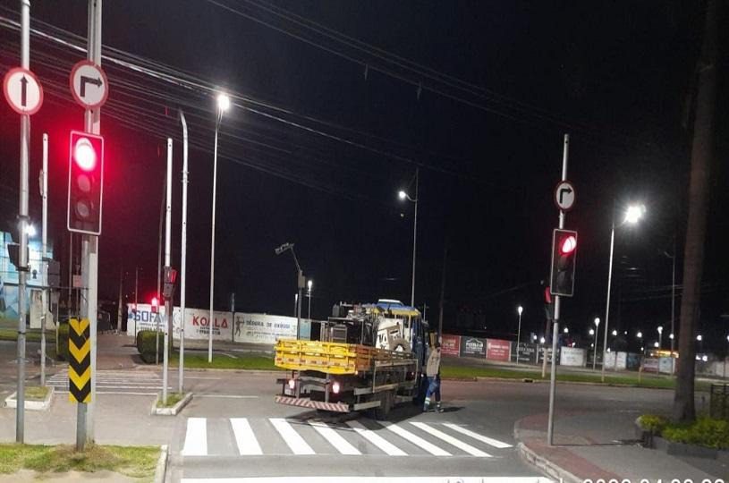 Pinturas e sinalização ganharam destaque na repaginação do trânsito nos bairros da Serra