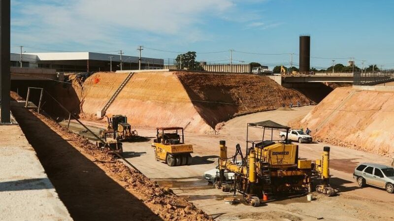 Obra da Rotatória do Ó atinge 89% de conclusão