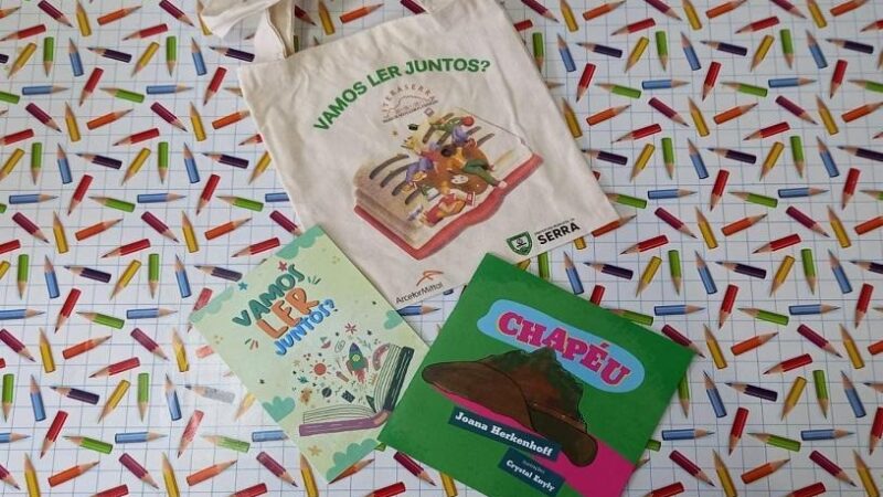 Compartilhando o prazer da leitura: programa ‘Vamos Ler Juntos?’ distribui 2 mil livros em escolas da Serra