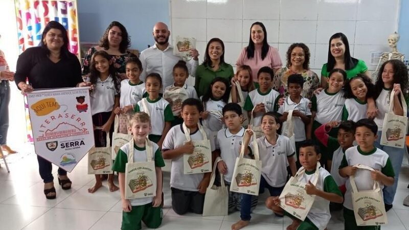 Programa “Unidos Pela Leitura” inicia a doação de 2 mil livros em escolas da Serra