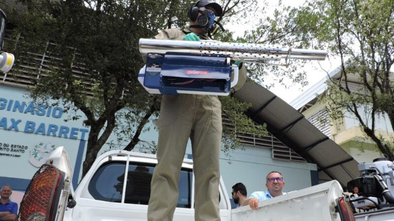 Doze novos equipamentos chegam à Serra para intensificar a luta contra a dengue