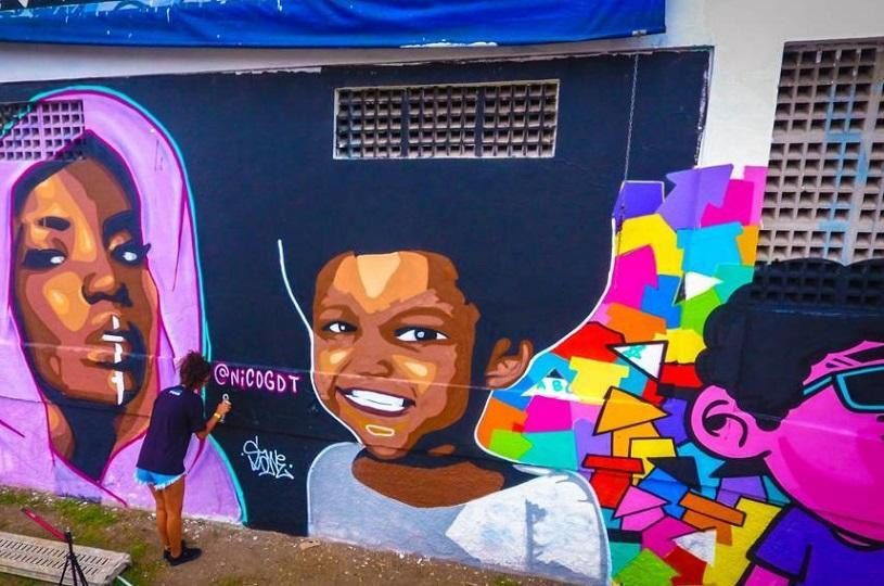 Fim de Semana Artístico: Jardim Carapina se torna Palco de Festival de Grafite