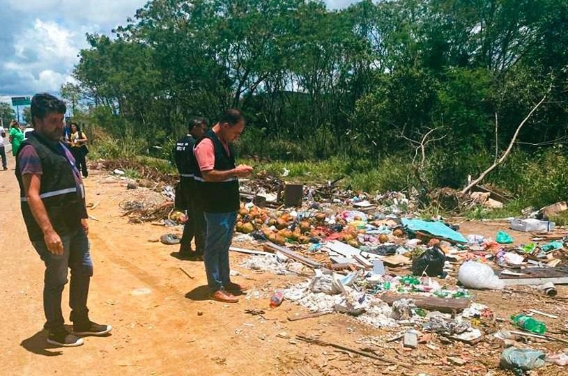 Serra Intensifica a fiscalização contra o descarte irregular de resíduos na cidade