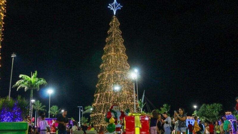 Celebração Iluminada: Prefeitura inaugura decoração natalina na Serra Sede e no Parque da Cidade