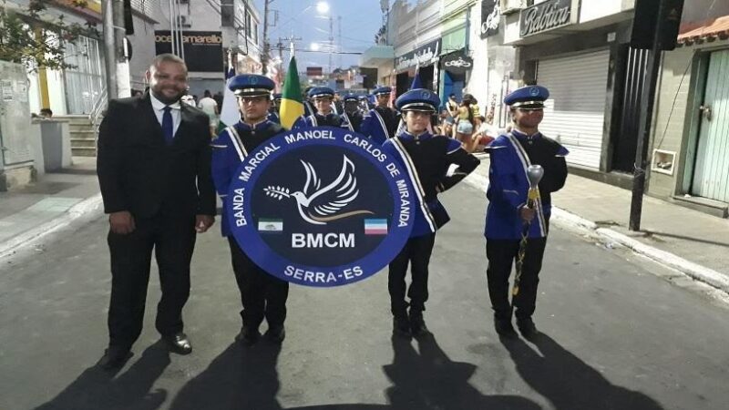 Banda Manoel Carlos de Miranda se destaca com quatro títulos em Concurso Nacional