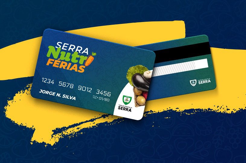 Prefeitura da Serra recarrega cartão do Serra Nutri Férias para garantir alimentação durante as férias de janeiro