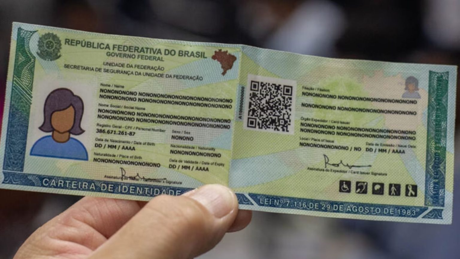 Emissão gratuita da nova carteira de identidade inicia no Estado; veja como solicitar