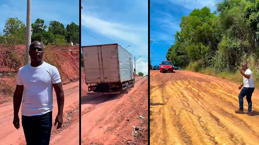 Situações críticas em ruas abandonadas de jacaraípe: um retrato do descaso municipal