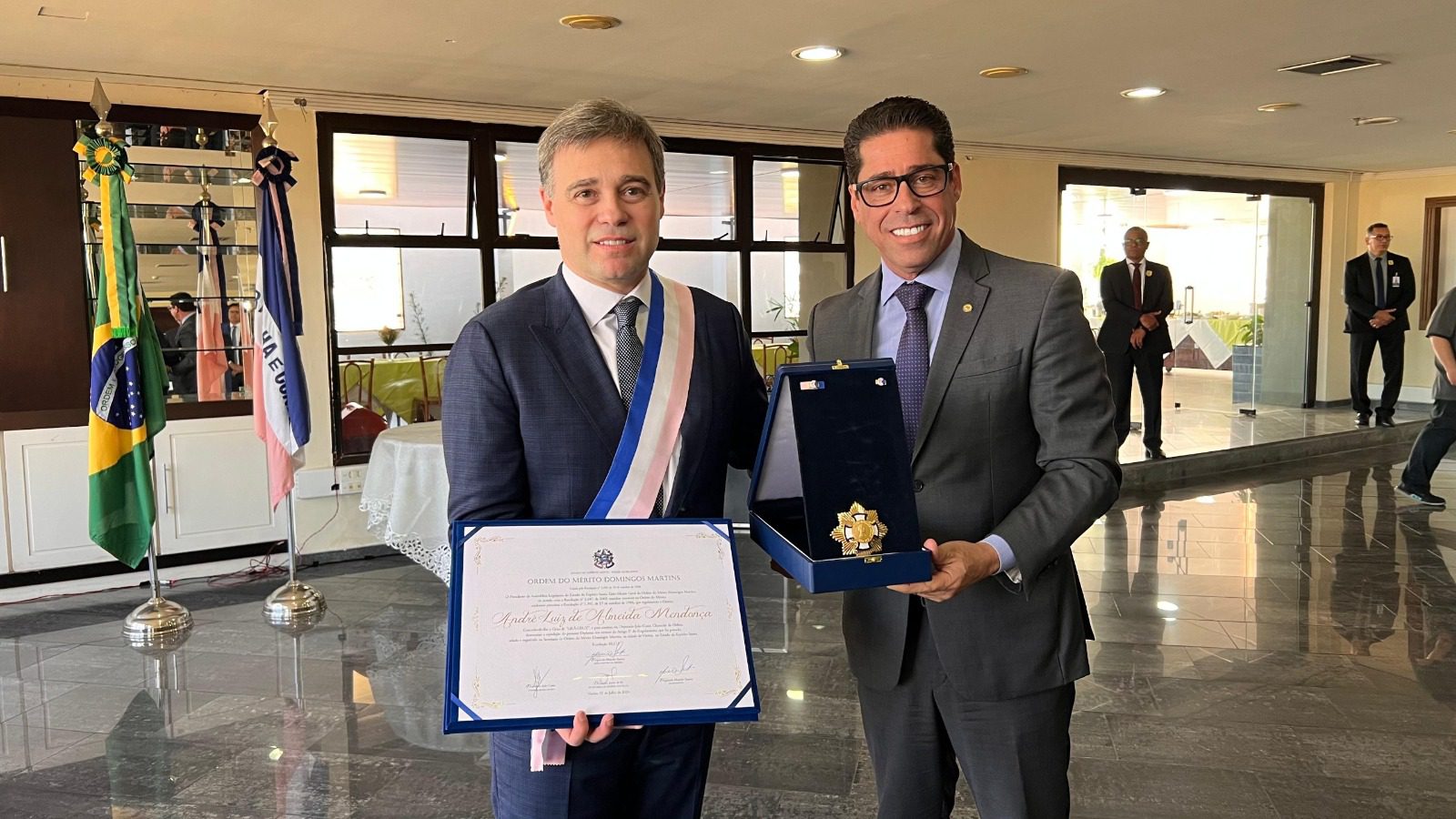 Ministro do Supremo Tribunal Federal faz visita à Assembleia Legislativa do Espírito Santo