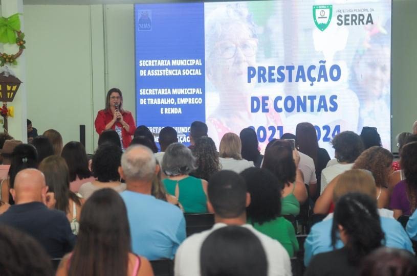 Semanas de realização de evento de prestação de contas e agradecimento aos servidores do SUAS